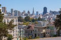 San Francisco Skyline and Victorian Painted Ladies