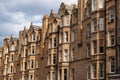 View of Victorian tenement housing in the West End of Edinburgh