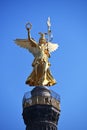 View of victory statue  in Berlin Royalty Free Stock Photo