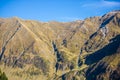 View with Vidraru lake, Transfagarasan road Royalty Free Stock Photo