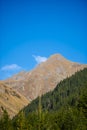 View with Vidraru lake, Transfagarasan road Royalty Free Stock Photo