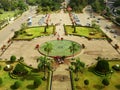 View of Vientiane from Victory Gate Patuxai, Laos