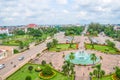 View of Vientiane from Victory Gate Patuxai Monument