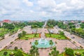 View of Vientiane from Victory Gate Patuxai Monument