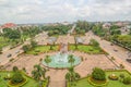 View of Vientiane from Victory Gate Patuxai Monument