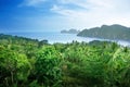 View from view point of Phi-Phi island Royalty Free Stock Photo