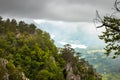 View from viewpoint Banjska stena on Tara mountain in Serbia