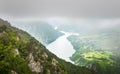 View from viewpoint Banjska stena on Tara mountain in Serbia