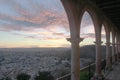 View from the viewpoint of cerro de la bufa in Zacatecas Mexico