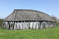 Viking house in Hobro, Denmark Royalty Free Stock Photo