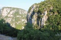 View of Vikos Gorge from Monastery of Agia Paraskevi Monodendri Royalty Free Stock Photo