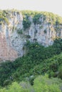 View of Vikos Gorge from Monastery of Agia Paraskevi Monodendri Royalty Free Stock Photo