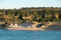 View of Vila Nova de Milfontes beach river Mira, in Portugal Royalty Free Stock Photo