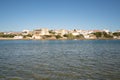 View of Vila Nova de Milfontes with river Mira, in Portugal Royalty Free Stock Photo