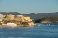 View of Vila Nova de Milfontes with river Mira, in Portugal Royalty Free Stock Photo