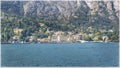 View on the villa Carlotta, Tremezzo, lake Como, Italy Royalty Free Stock Photo