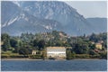 View on the villa Carlotta, Tremezzo, lake Como, Italy Royalty Free Stock Photo
