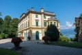 View of Villa Pallavicino, the ancient residence on Lake Maggiore in Stresa, Italy Royalty Free Stock Photo