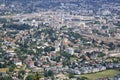 A view of Villach from the Dobratsch mountain, Austri Royalty Free Stock Photo