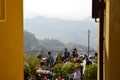 View from the village of Calosso towards the vineyards, Monferrato