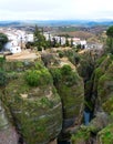 View of the Village on the Cliff in Ronda, Spain