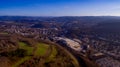 View of the village Dreis-Tiefenbach, Netphen, Germany