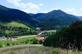 View on the village of Engel Simonswald, Germany Royalty Free Stock Photo