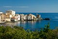 View of  the village of Erbalunga, Cap Corse in Corsica France Royalty Free Stock Photo