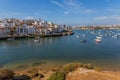 View of the village of Ferragudo Royalty Free Stock Photo