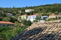 View of Village of Frikes, Ithaca, Ionian island Royalty Free Stock Photo