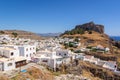 View of the village of Lindos
