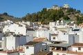 View at the village of Monda on Andalusia, Spain Royalty Free Stock Photo