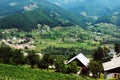 View on a village in national park Durmitor