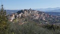 View of the village of orte