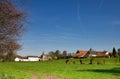 View at the village Oud-Valkenburg Royalty Free Stock Photo