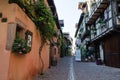 View from the village Riquewihr in Alsace in France Royalty Free Stock Photo