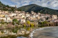 Roquebrun in the Herault department in Occitania - France