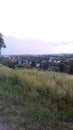 View of the village of Schelanga five minutes before the thunderstorm