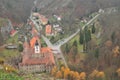 View of village St. John the Rock svaty Jan pod skalou