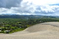 A view from the top of the dunes of Sigatoka Sand Dunes Royalty Free Stock Photo