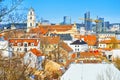 View of Vilnius from the hill of the Bastion of the Vilnius City