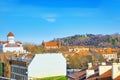 View of Vilnius from the hill of the Bastion of the Vilnius City