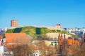 View of Vilnius from the hill of the Bastion of the Vilnius City