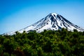 View on Viluchinskiy volcano, Kamchatka, Russia Royalty Free Stock Photo