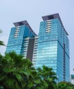 View of Vincom Center at downtown in Ho Chi Minh city, southern Vietnam