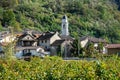 View of the historical city centre of Malvaglia, valle di blenio, Switzerland