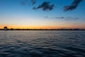 View from the vinkeveen lake to botshol