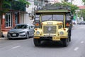 View of a vintage truck on Bangkok streets