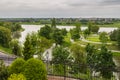 View of the Vistula River, Sandomierz, Poland.