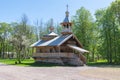 view of the Vitoslavlitsy Museum of Folk Wooden Architecture